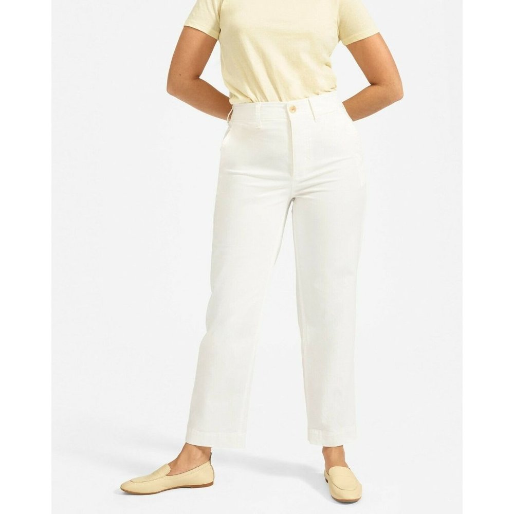 Everlane Lightweight Relaxed Chino Pants Bone 12